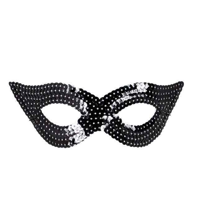 Black Sequin Eyemask
