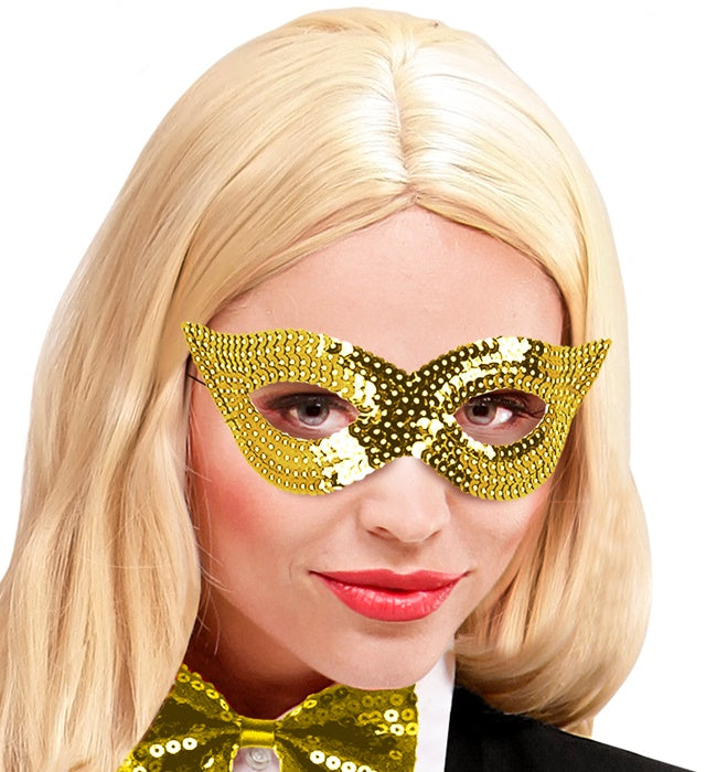 Gold Sequin Eyemask