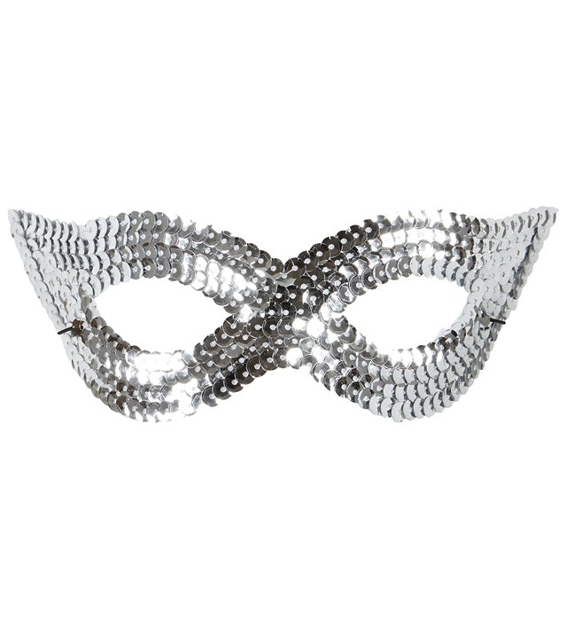 Silver Sequin Eyemask