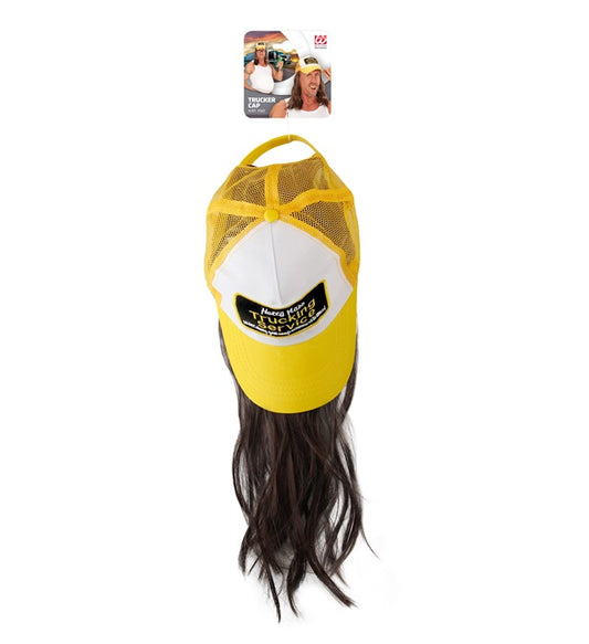 Trucker Hat With Hair