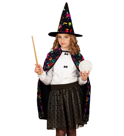 Wizard  Cape, Hat  - 70 Cm