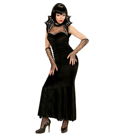 Spiderella  Dress, Fingerless Gloves 