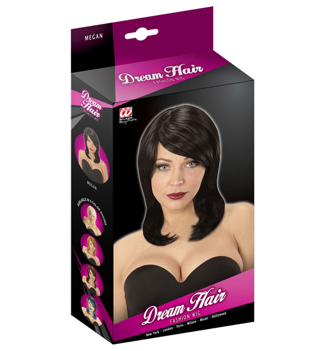 Black Megan Dream Hair Wig In Color Box