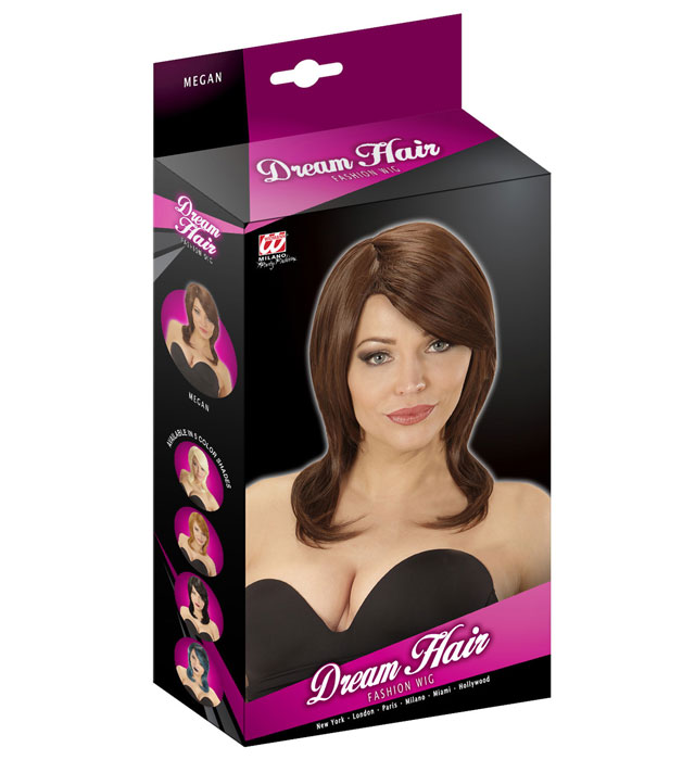 Brown Megan Dream Hair Wig In Color Box