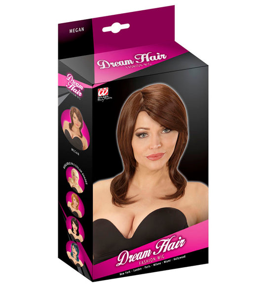 Brown Megan Dream Hair Wig In Color Box