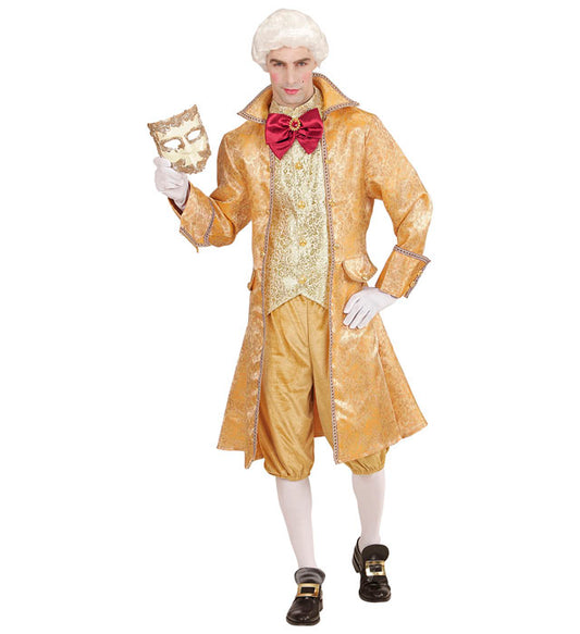Venetian Nobleman  Coat With Vest And Bow, Pants 