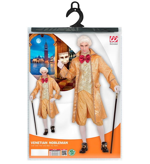 Venetian Nobleman  Coat With Vest And Bow, Pants 