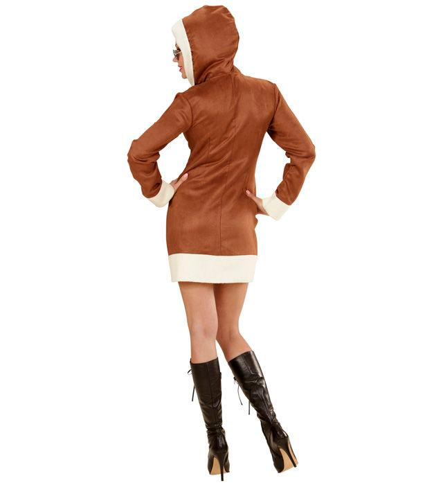 Aviator  Hooded Dress 