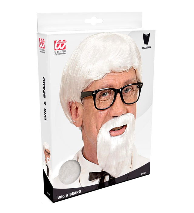 Kentucky Colonel Wig & Beard In Box
