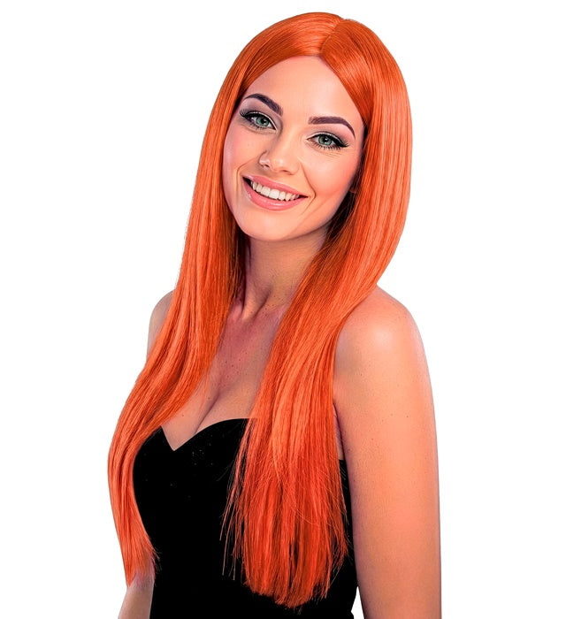Brown Glamour Wig In Polybag