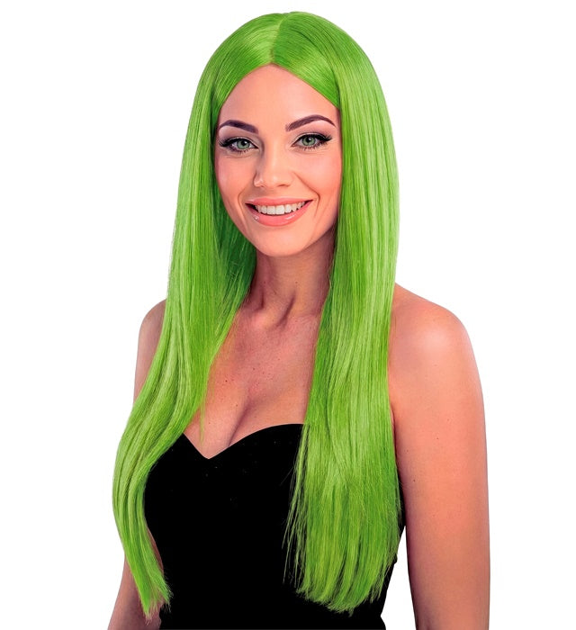 Green Glamour Wig In Polybag