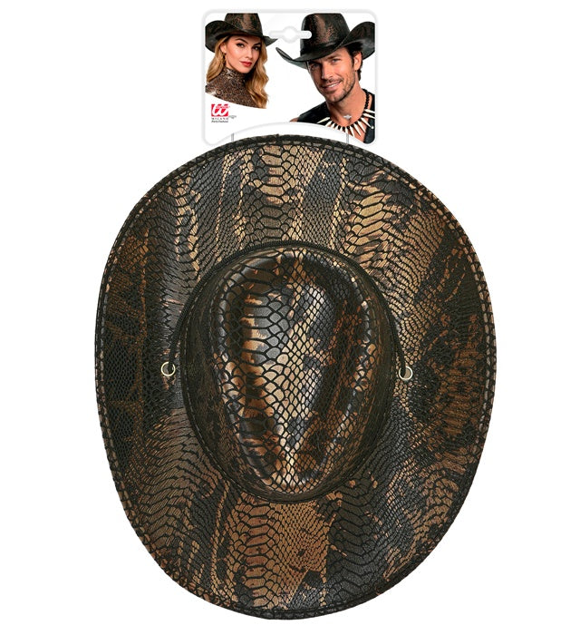 Hat Cowboy Animalier Python