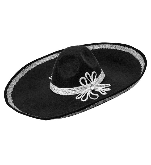 Hat Sombrero El Charro Silver 54 Cm