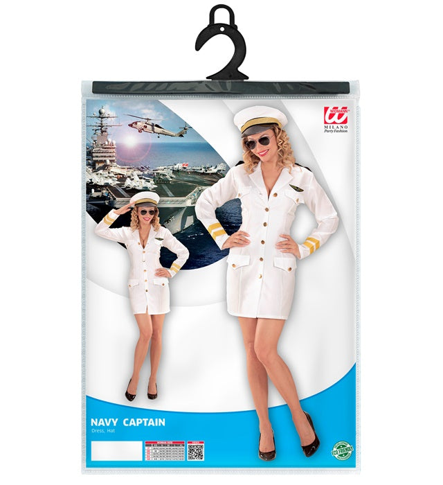 Navy Captain  Dress, Hat 
