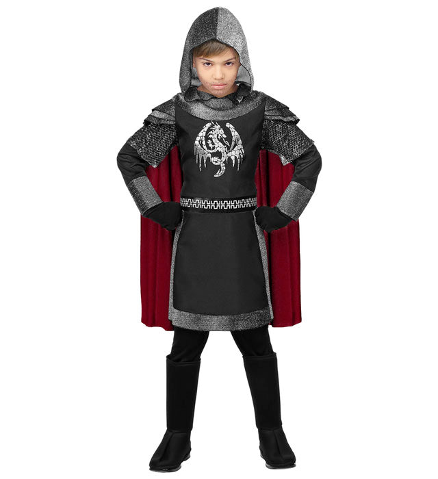 Dark Knight  Hooded Coat With Cape 