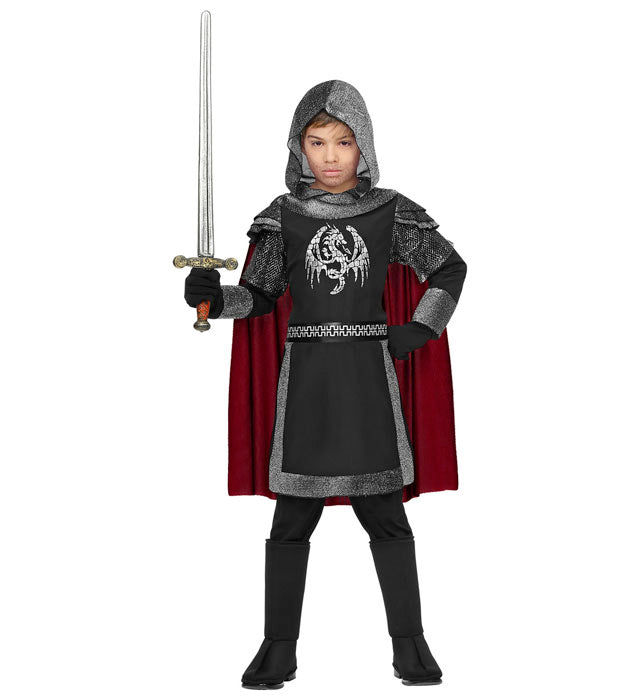 Dark Knight  Hooded Coat With Cape 
