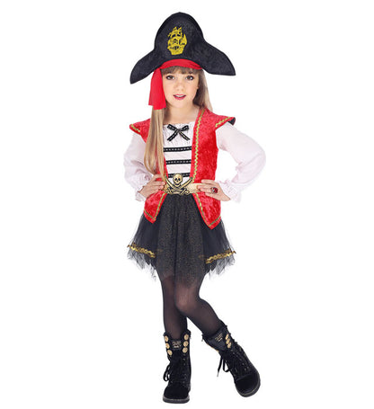 Pirate Captain  Tutu Dress, Hat With Bandana 