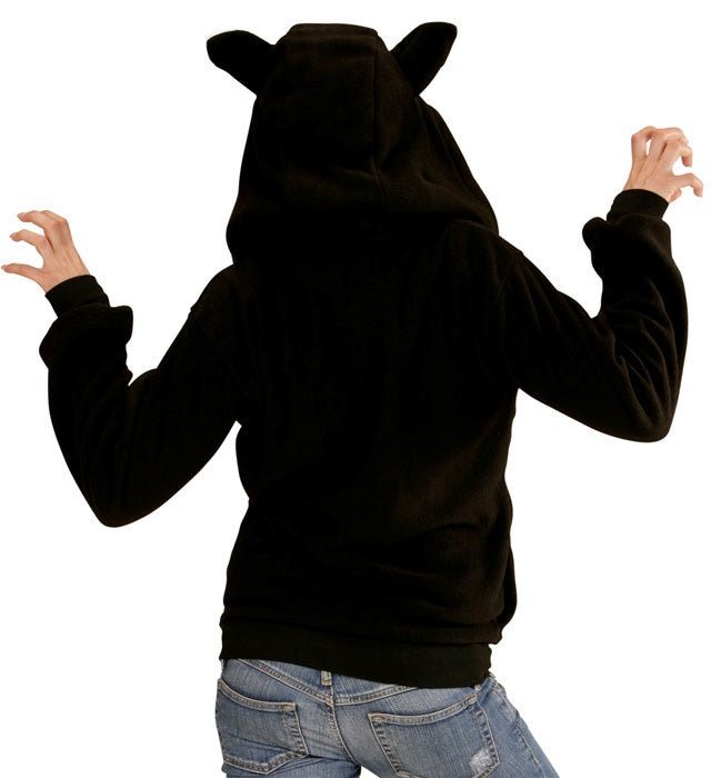 Cat  Hooded Fleece Jacket 