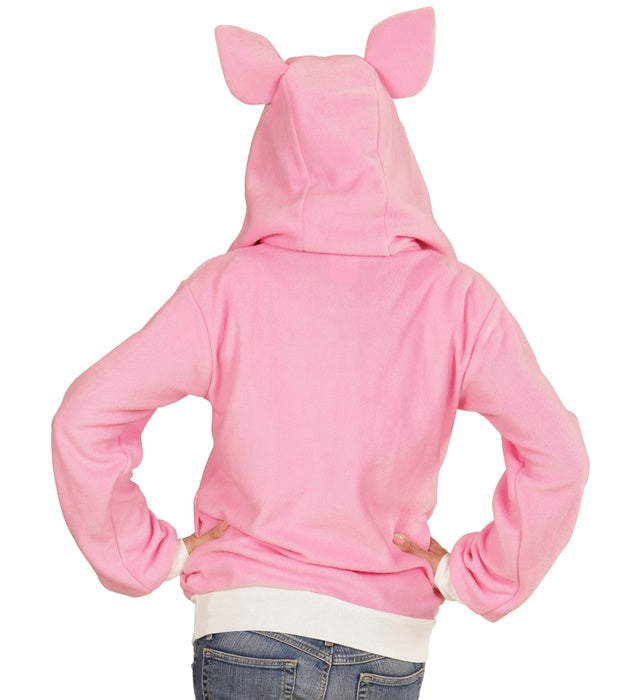 Pig  Hooded Fleece Jacket 