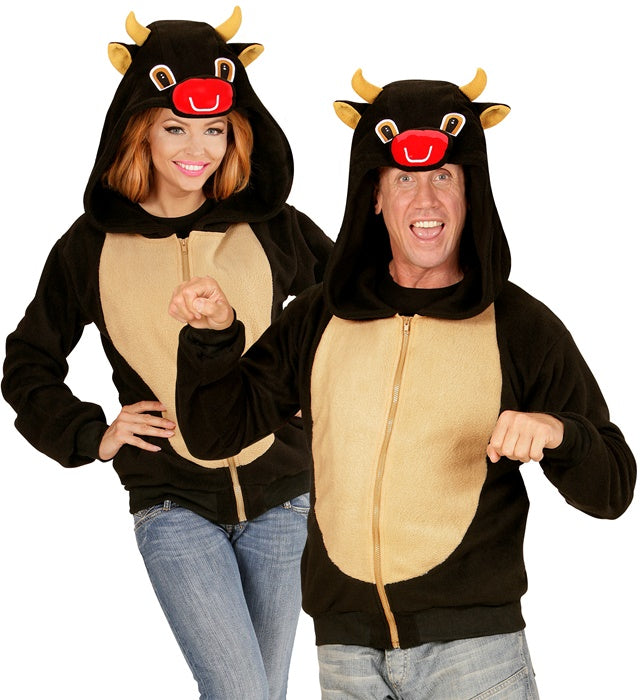 Bull  Hooded Fleece Jacket 