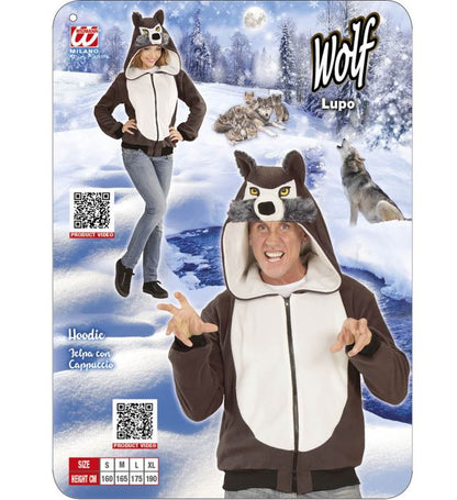Wolf  Hooded Fleece Jacket 