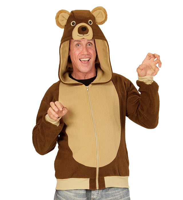 Bear  Hooded Fleece Jacket 