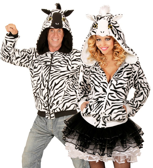 Zebra  Hooded Fleece Jacket 