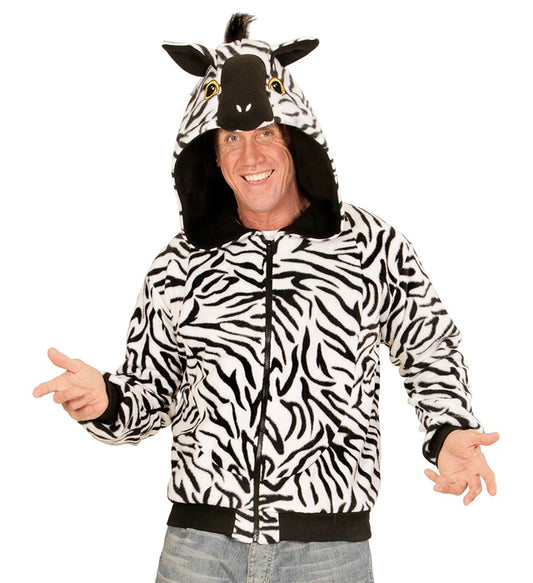 Zebra  Hooded Fleece Jacket 