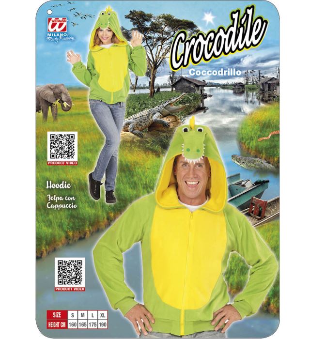 Crocodile  Hooded Fleece Jacket 