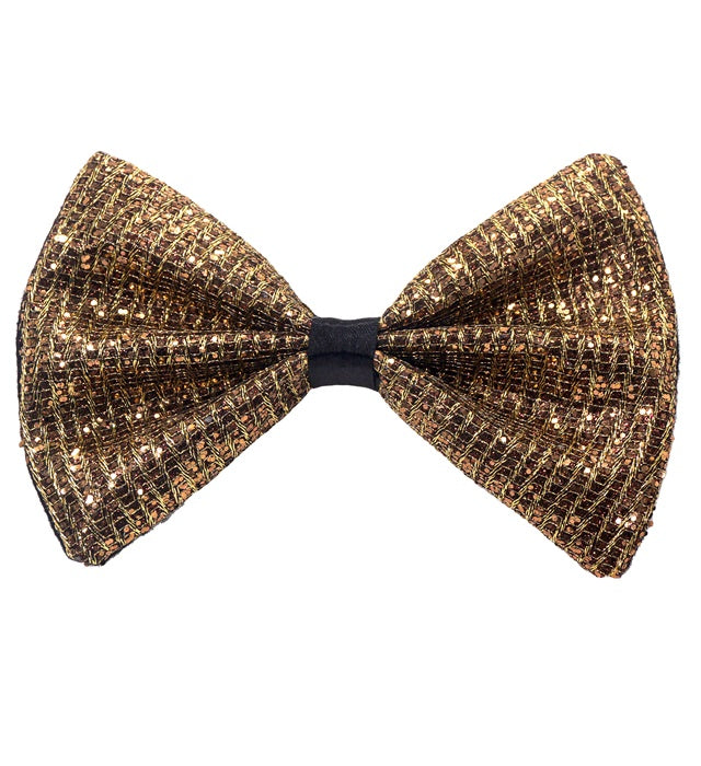 Gold Square  Bow Tie