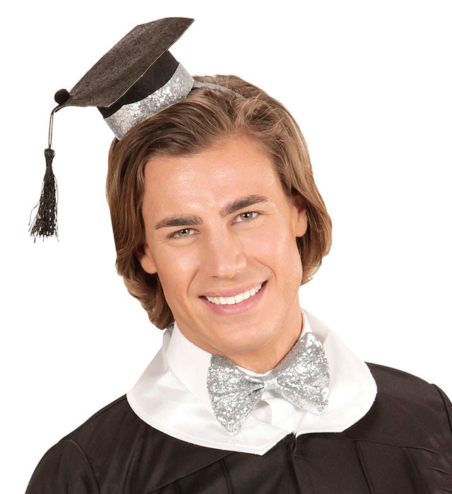 Graduate Set  Mini Graduate Hat On Headband &  Bow Tie 