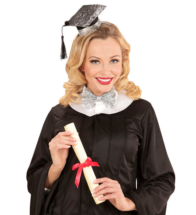 Graduate Set  Mini Graduate Hat On Headband &  Bow Tie 