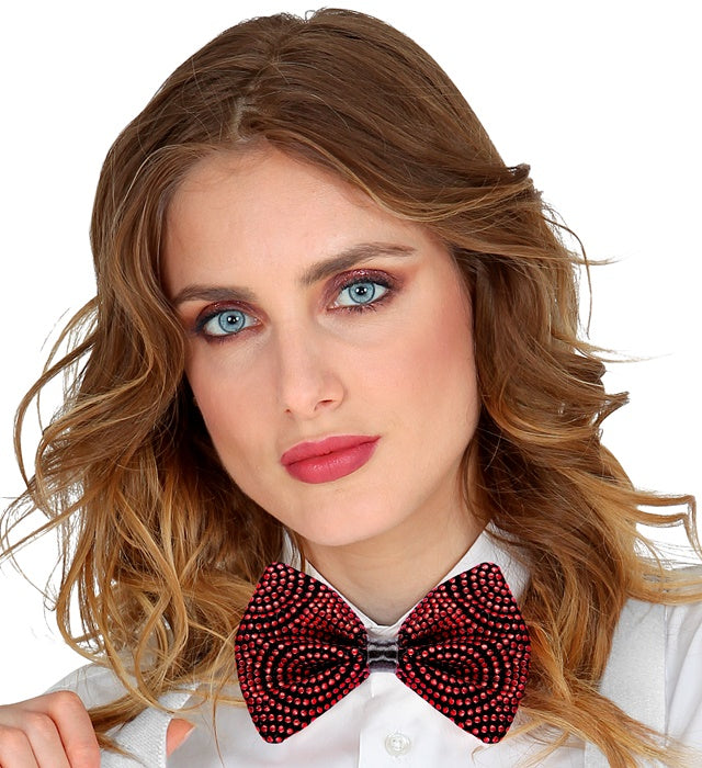 Metallic Polka Dots Bow Tie  6 Colors Ass.