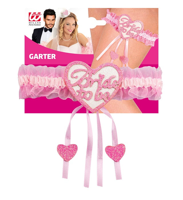 Bride To Be Heart Garter