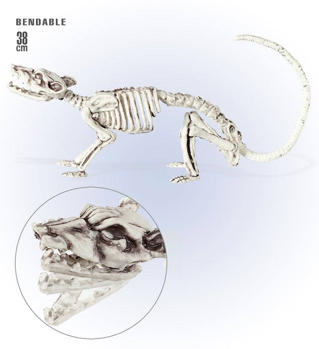 Bendable Rat Skeleton 38 Cm