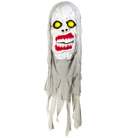 Sound Sensor Activated Neon Hooded Demon With Color Changing Kaleidoscope Lights & Eerie Sounds 120 Cmion