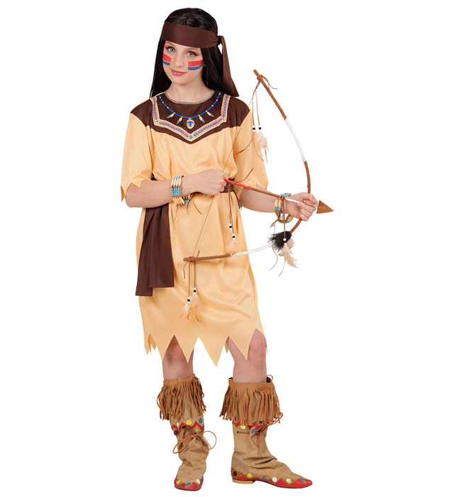 Indian Girl  Dress, Belt, Headband 