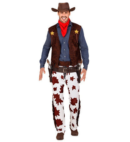 Cowboy  Vest, Chaps, Hat, Bandana 
