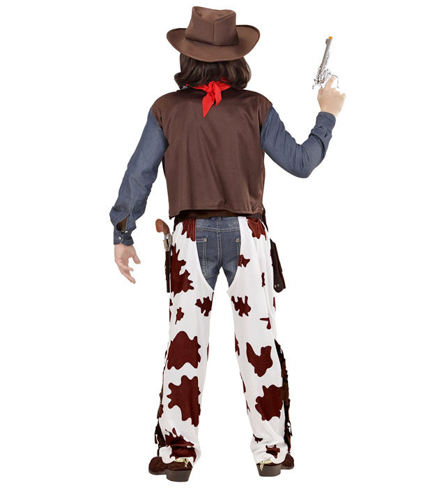 Cowboy  Vest, Chaps, Hat, Bandana 