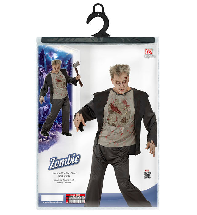 Zombie  Jacket With Rotten Chestshirt, Pants 