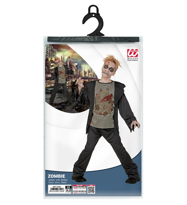 Zombie  Jacket With Rotten Chestshirt, Pants 