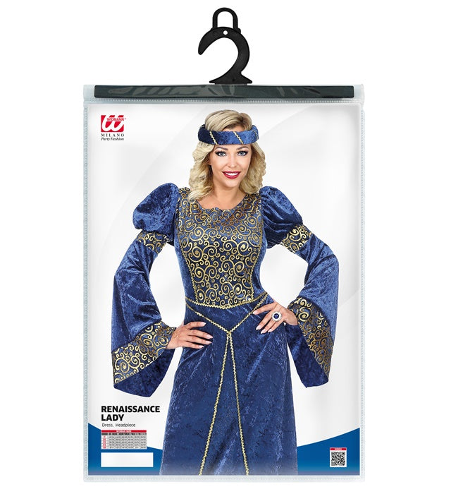 Renaissance Lady  Dress, Headpiece 