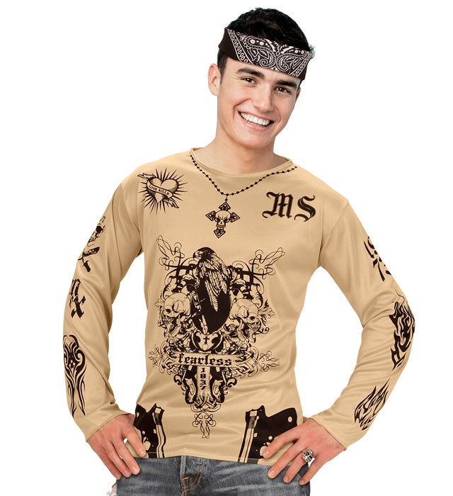 Latino Gangster  Tattoo Shirt 