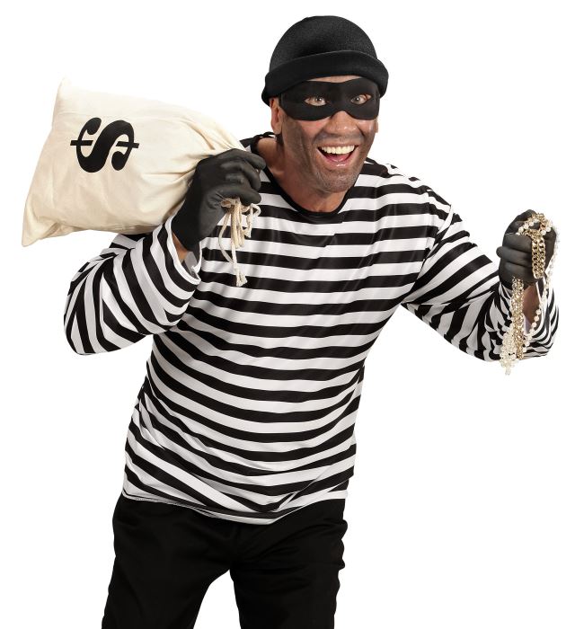 Thief  Shirt, Cap, Eyemask 