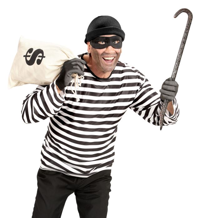 Thief  Shirt, Cap, Eyemask 