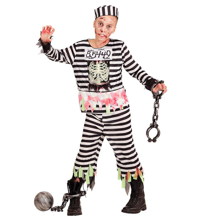 Zombie Convict  Coat, Pants, Hat 