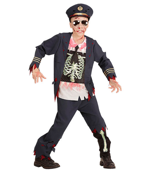 Zombie Police Officer  Coat Withshirt, Pants, Hat 