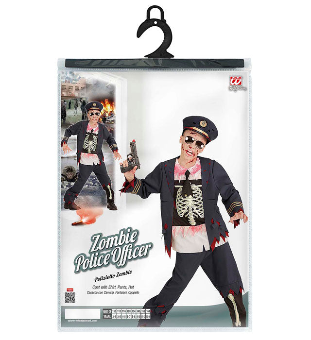 Zombie Police Officer  Coat Withshirt, Pants, Hat 