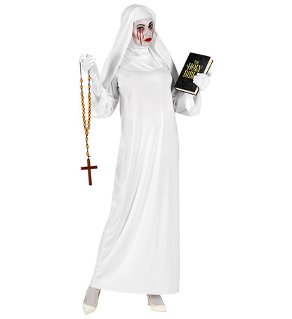 Ghostly Nun  Tunic, Headpiece, Gloves 