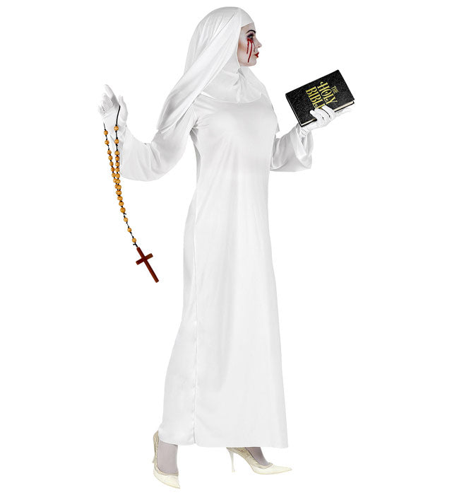 Ghostly Nun  Tunic, Headpiece, Gloves 